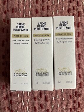 Biologique recherche crème dermo purifiante , new in box , 3 samples
